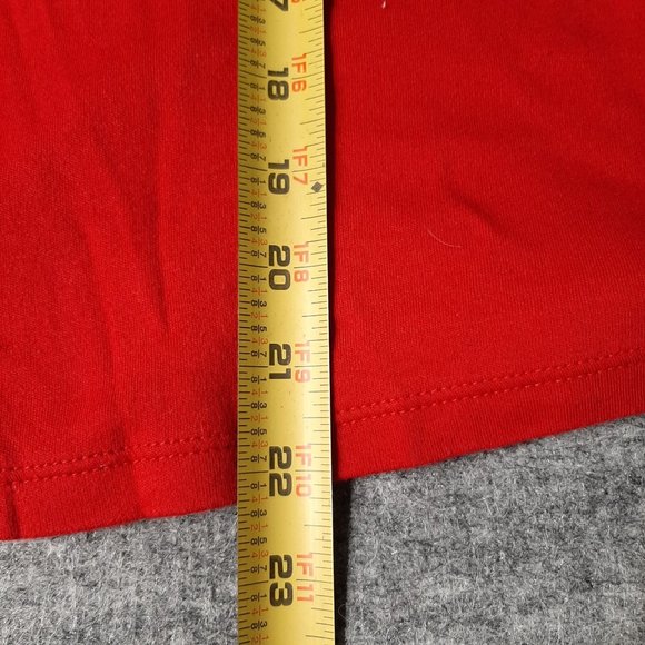 Charter Club Womens XL Long Sleeve T Shirt 100% Pima Cotton Soft Solid Red - Picture 6 of 10